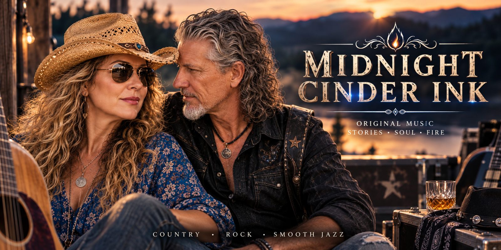 Midnight Cinder Ink — Country, Rock, Smooth Jazz. Original music, stories, soul, fire